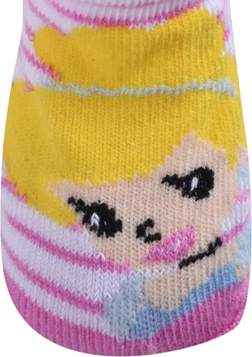 Vista 3 de Disney Princess Paquete múltiple de calcetines de cuarto de bebé para niñas Nieve