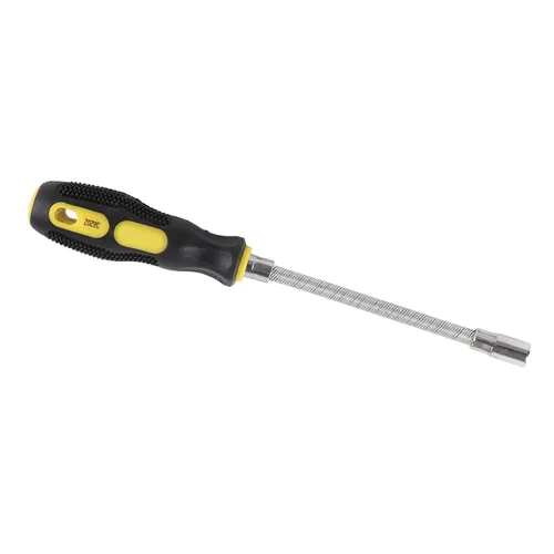 Vista 2 de Fafeicy Destornillador de tuerca flexible, enchufe hexagonal de alto rendimiento de 0.276 in con mango ergonómico para reparaciones de espacios