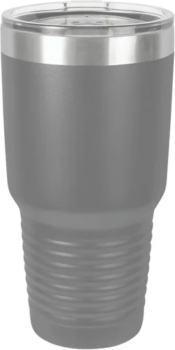 Vista 7 de Polar Camel Vaso aislado al vacío de acero inoxidable de 30 oz (negro)