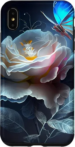 Vista 8 de Funda para iPhone 11 Pro Max con diseño de pétalos de flores de espectro colorido