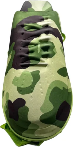 Vista 2 de Mochila con forma de zapatos - Colores de camuflaje, Verde, Mochila