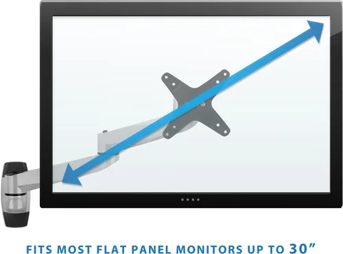 Vista 6 de Mount-It! MI-33114 Soporte de pared articulado para monitor de movimiento completo