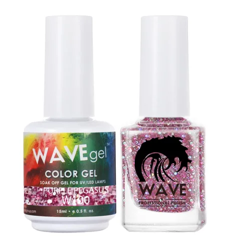 Vista 215 de WAVEGEL - Juego dúo de gel y esmalte de uñas a juego - Colección Simplicity - #P109 Blizzard I 0.5 onzas