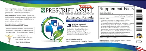 Vista 7 de Prescript Assist - Prebióticos y probióticos para la salud digestiva e inmunológica con proteína de guisante avanzada, 28 cepas de microflora