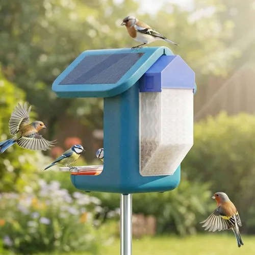 Vista 5 de Extensor de semillas XXL para comedero de pájaros, extensión de comedero para pájaros