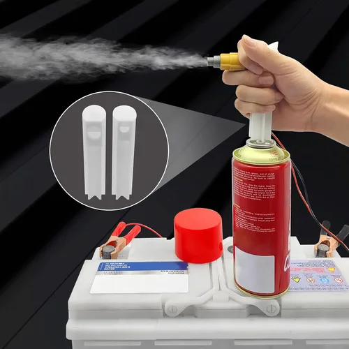 Vista 3 de Shkalacar Probador de inyector de combustible y adaptador Probador de pulso Limpiador para diagnóstico Limpieza de inyectores Herramienta