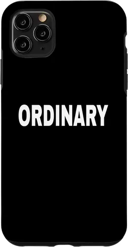 Vista 4 de Funda para iPhone 12 mini ORDINARY Mood Emotion Bold White Text Apparel