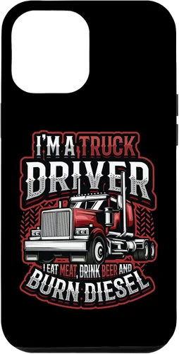 Vista 26 de Truck Driver Eat Meat Drink Beer and Burn Diesel Semi Truck Case for iPhone 17