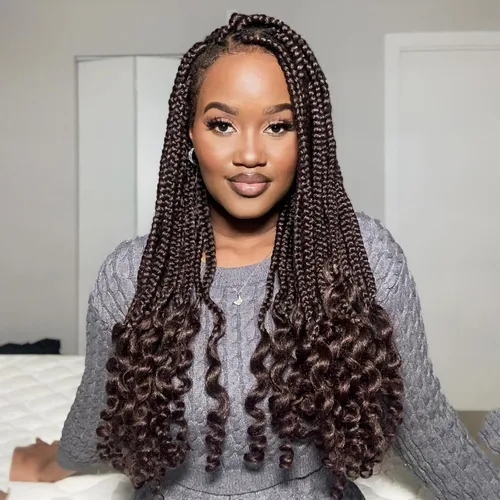 Vista 35 de Cabello trenzado preestirado - 12 pulgadas, 8 paquetes, cabello trenzado corto natural negro para trenzas torcidas o en caja, extensiones de cabello