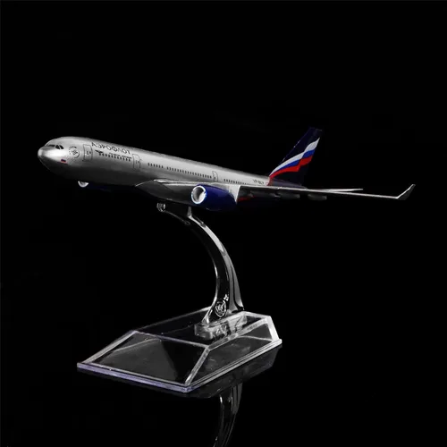 Vista 2 de 24-Hours Aeroflot-Russian Airlines Aeroflot-Russian Airlines Airbus A330 Modelos de aviones Die-cast 1:400