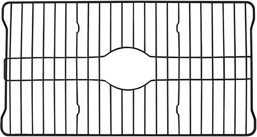 Vista 23 de Better Houseware Protectores de fregadero para fregadero de cocina, rejilla protectora de metal, 12 x 10.25 x 1 pulgadas, tapete negro