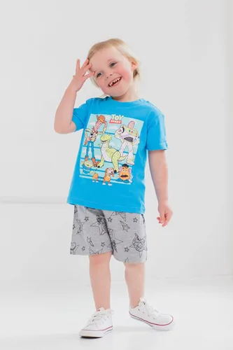 Vista 2 de Disney Lion King Pixar Toy Story - Camiseta sin mangas y pantalones cortos de Mickey Mouse Cars de 3 piezas