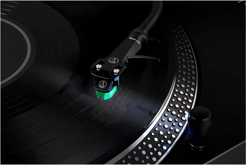 Vista 6 de Audio-Technica AT-LP120XBT-USB-BK - Tocadiscos inalámbricos de accionamiento directo (analógico, inalámbrico y USB), totalmente manual, 3