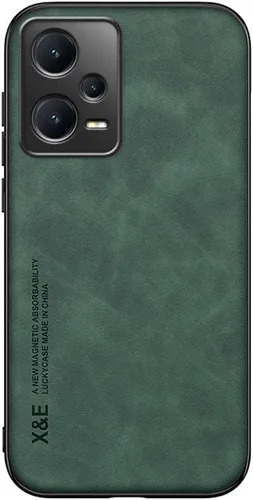 Vista 4 de Kepuch Silklike - Funda para Redmi Note 12 Pro+ 5G - Carcasa de parachoques con placa metálica integrada para Redmi Note 12 Pro+ 5G, color negro