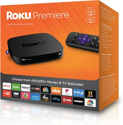 Vista 6 de Roku Reproductor multimedia de streaming HD y 4K ultra HD de primera calidad