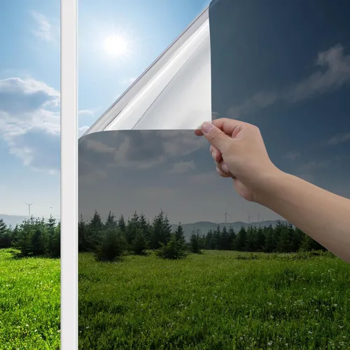 Vista 12 de Haton - Lámina opaca polarizada para ventanas y privacidad, bloqueo de luz solar y rayos UV, para oscurecer habitaciones y control del calor