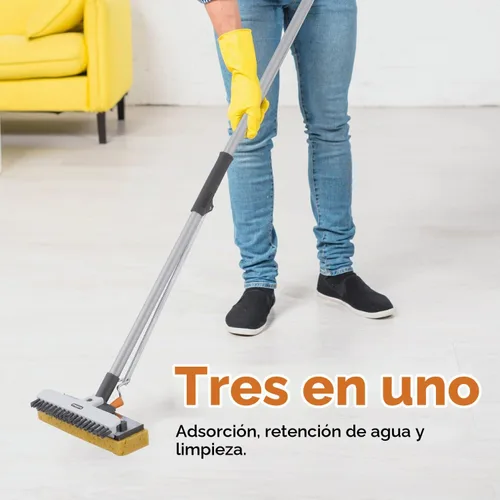 Vista 4 de Repuesto de fregona de esponja para Superio Mop 871 solamente: 9 "x3" Tornillos: 6.5" Aparte