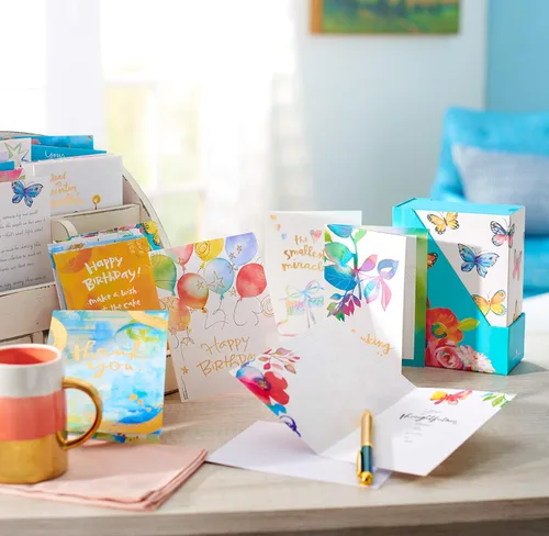 Vista 12 de American Greetings - Paquete de tarjetas para todas las ocasiones, diseños de Kathy Davis (40 unidades)