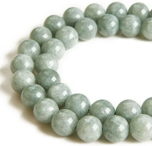 Vista 39 de 60 piezas de cuentas de turquesa africana natural de 6 mm, cuentas de piedras preciosas naturales, cuentas sueltas redondas para hacer joyas