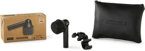 Vista 5 de Shure Nexadyne 6 Micrófono para Tom/Caja con Tecnología Revonic - Micrófono Dinámico Supercardioide para Rendimiento Profesional, Aislamiento