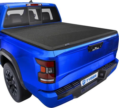 Vista 14 de Tyger Auto T3 Cubierta Suave Tri-Plegable Tonneau para Cama de Camioneta Compatible con 2005-2021 Nissan Frontier; 2009-2012 Suzuki Equator Cama