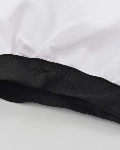 Vista 8 de miccostumes Disfraz de anime para hombre con pantalones, Amarillo, blanco