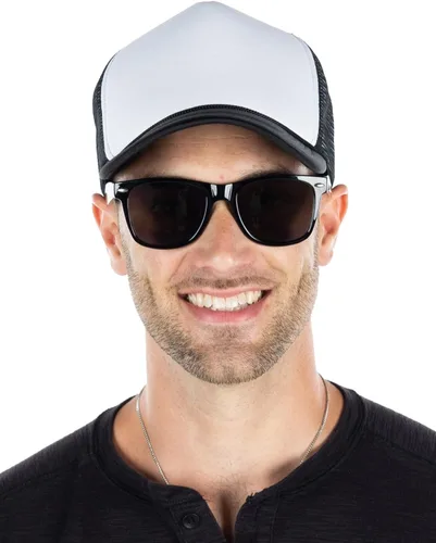 Vista 77 de Funky Junque Gorra de béisbol de béisbol en blanco para hombre y mujer