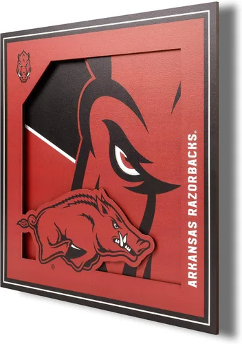 Vista 25 de YouTheFan NCAA Texas A&M Aggies - Arte de pared de la serie de logotipos 3D - 12x12 pulgadas