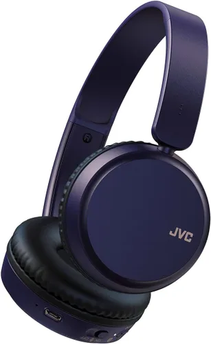 Vista 2 de JVC Auriculares inalámbricos de graves profundos, Bluetooth 5.2, ecualizador integrado (bajo/claro/normal), conexión multipunto, compatible con Negro