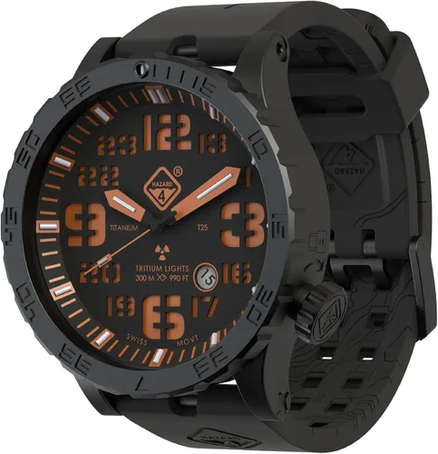 Vista 10 de HAZARD 4 Heavy Water Diver™ : Titanium Tritium Dive-Watch