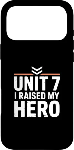 Vista 22 de Unit 7 I Raised My Hero Military Parent Pride Case for iPhone 17