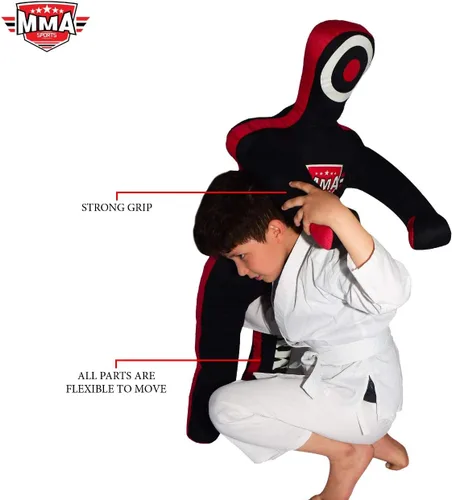 Vista 4 de MMA Doctor Bane MMA - Saco de boxeo brasileño para karate, con posición de pie, 4 pies, sin relleno