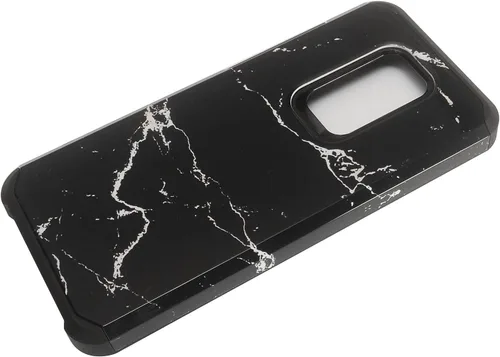 Vista 7 de para Motorola Moto G Play (versión 2021) XT2093 - Funda para teléfono con imagen - AD1 mármol negro