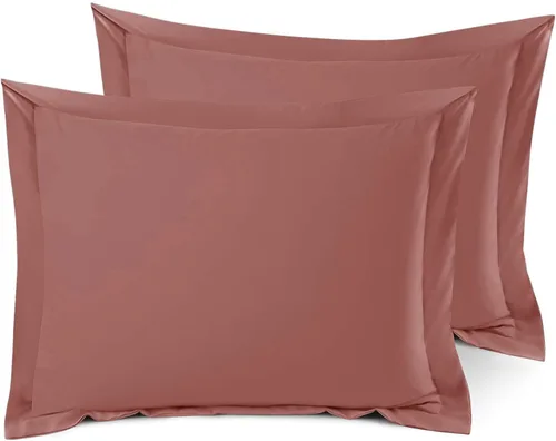Vista 48 de Nestl Juego de 2 fundas tipo sham de almohada suaves - Fundas de almohada de microfibra de doble cepillado - Fundas de almohada de cama premium