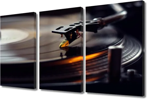 Vista 52 de Lienzo decorativo para pared, diseño de DJ Music Mixes the Track HD impreso en pinturas, 2 piezas, imágenes abstractas para sala de estar, obra