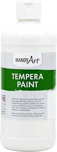 Vista 45 de Handy Art Pintura al temple premium, negro, botella de pinta de 16 oz