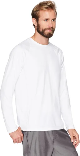 Vista 2 de Tienda Essentials Camiseta de natación de manga larga y secado rápido UPF 50 para hombre