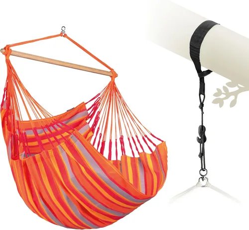 Vista 12 de LA SIESTA Domingo - Silla colgante para exteriores resistente a la intemperie Sea Salt