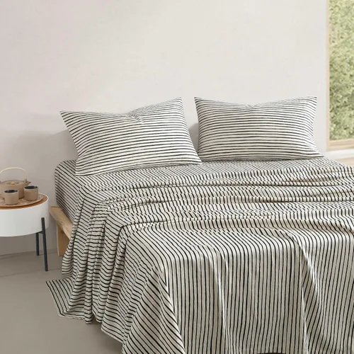 Vista 2 de Marimekko - Sábanas Queen, Juego de Ropa de Cama de Algodón Premium, Decoración del Hogar Lujosamente Suave y Lisa, Certificado GOTS