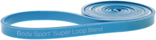 Vista 9 de Body Sport Super Loop Band de 41 pulgadas, látex, tabla de ejercicios incluida, bandas para entrenar - Banda de ejercicio