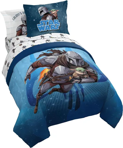Vista 10 de Disney Moana - Juego de edredón individual de 5 piezas para niñas, color beige Bed in a Bag, Comforter Sheets Sham Pillowcase, Official