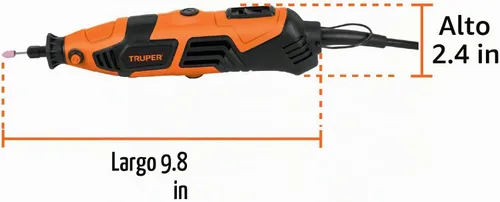 Vista 2 de TRUPER CARB-PULA-7A3 Cepillos de carbón de repuesto para pulidora de servicio medio de 7 "1,200 W