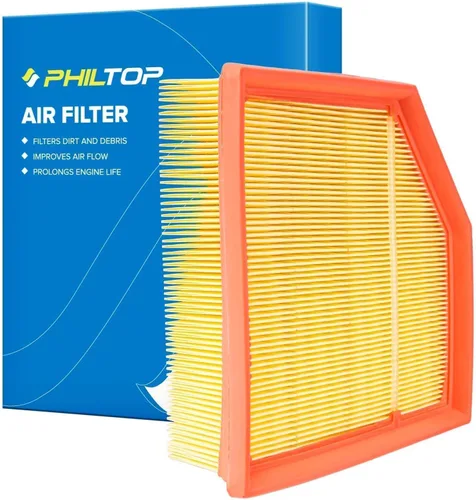Vista 30 de PHILTOP CA9525 Engine Air Filter for Kia Sorento 2003-2009 Flexible Panel, Increased Acceleration, Engine Protection, Easy Install, No Tools
