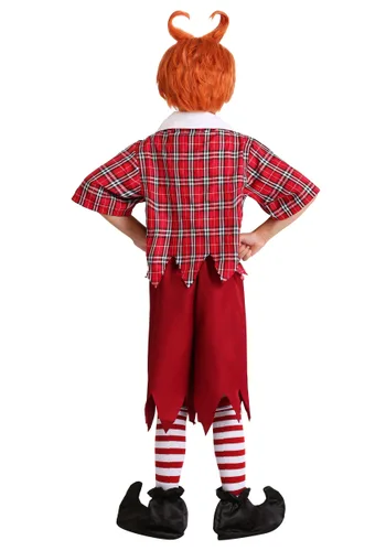 Vista 2 de Disfraz de Munchkin rojo para niños Multicolor
