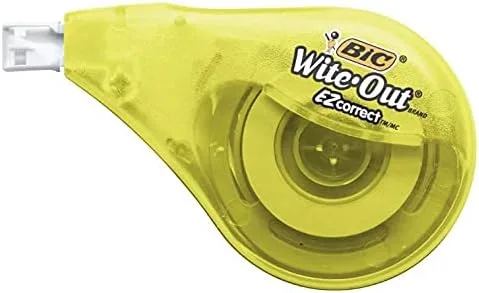 Vista 4 de BIC Wite-Out EZ Correct - Cinta correctora, 7 unidades + 1 mini cinta correctora BIC Wite-Out