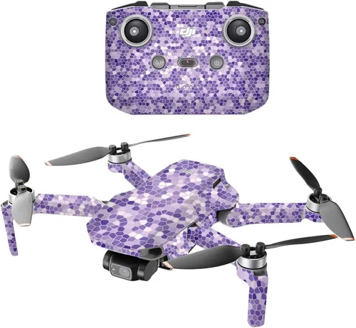 Vista 9 de MightySkins - Compatible con DJI Mini 2 Dron portátil – Madera abstracta Funda protectora de vinilo duradera y única Fácil de aplicar, quitar