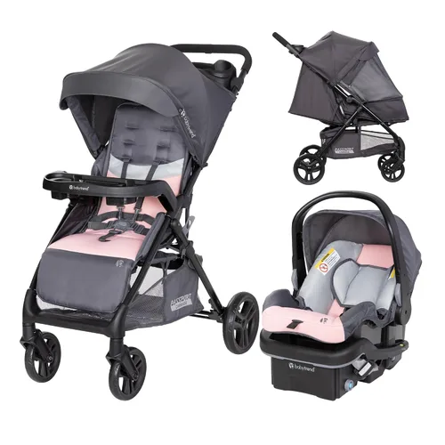 Vista 10 de Sistema de viaje Baby Trend Passport Cargo (con asiento de auto para bebé EZ-Lift™ Plus), Bambú Negro