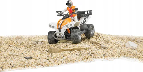 Vista 8 de Bruder Quad con conductor (los colores pueden variar)