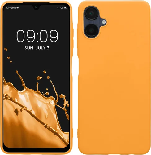 Vista 227 de kwmobile Funda compatible con Samsung Galaxy A12 - Funda protectora de silicona TPU suave y delgada - Azul Báltico