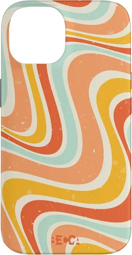 Vista 4 de Retro Groovy Liquid Swirl Hippie 70's 80's Psychedelic Phone Case para iPhone 17